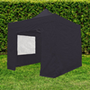 Easy Up partytent 4x4 meter - Zwart