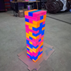 Mega JENGA 150 cm Neon Kleuren Mega JENGA 150 cm Neon Kleuren