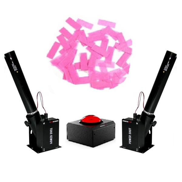 Gender reveal confetti pakket Roze