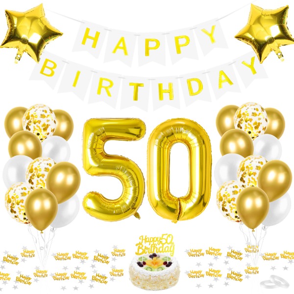 Partypakket® 50 Jaar Verjaardag Versiering