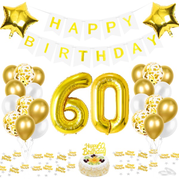 Partypakket® 60 Jaar Verjaardag Versiering