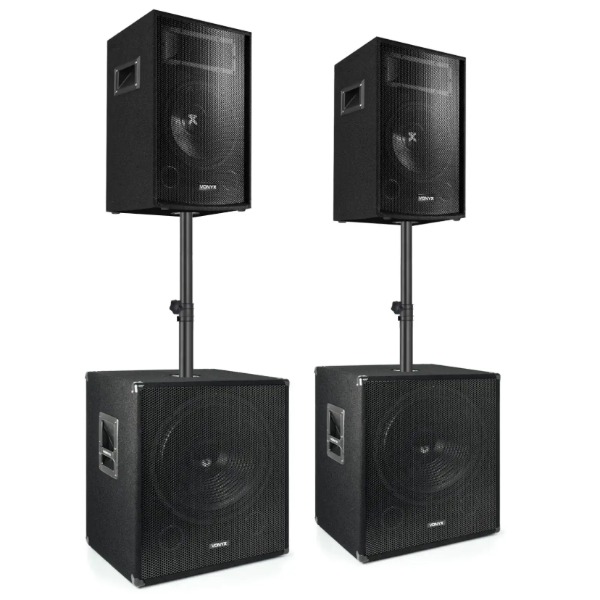 Vonyx Super Bass 2100 speakerset met subwoofer