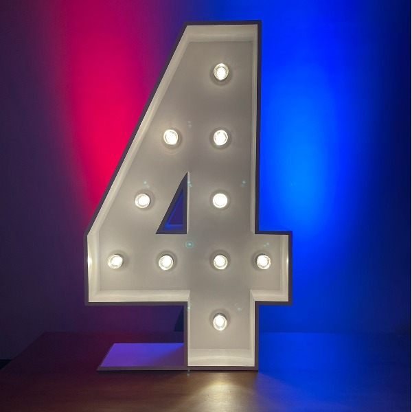 Lichtcijfer - Nummer 4