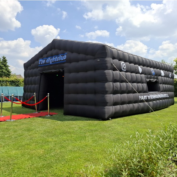 Opblaasbare club 8x6 meter - Inclusief discolamp