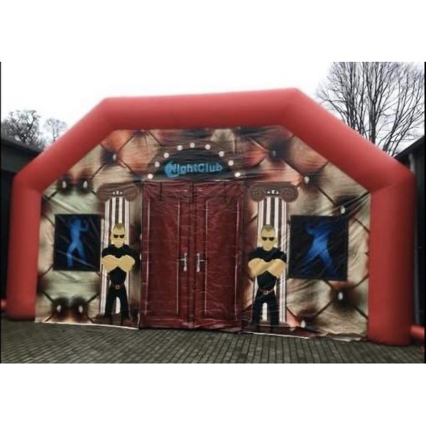 Opblaasbare Rode Nightclub 5x4 meter