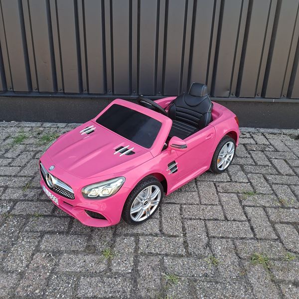 Elektrische kinderauto - Mercedes SL400 Roze
